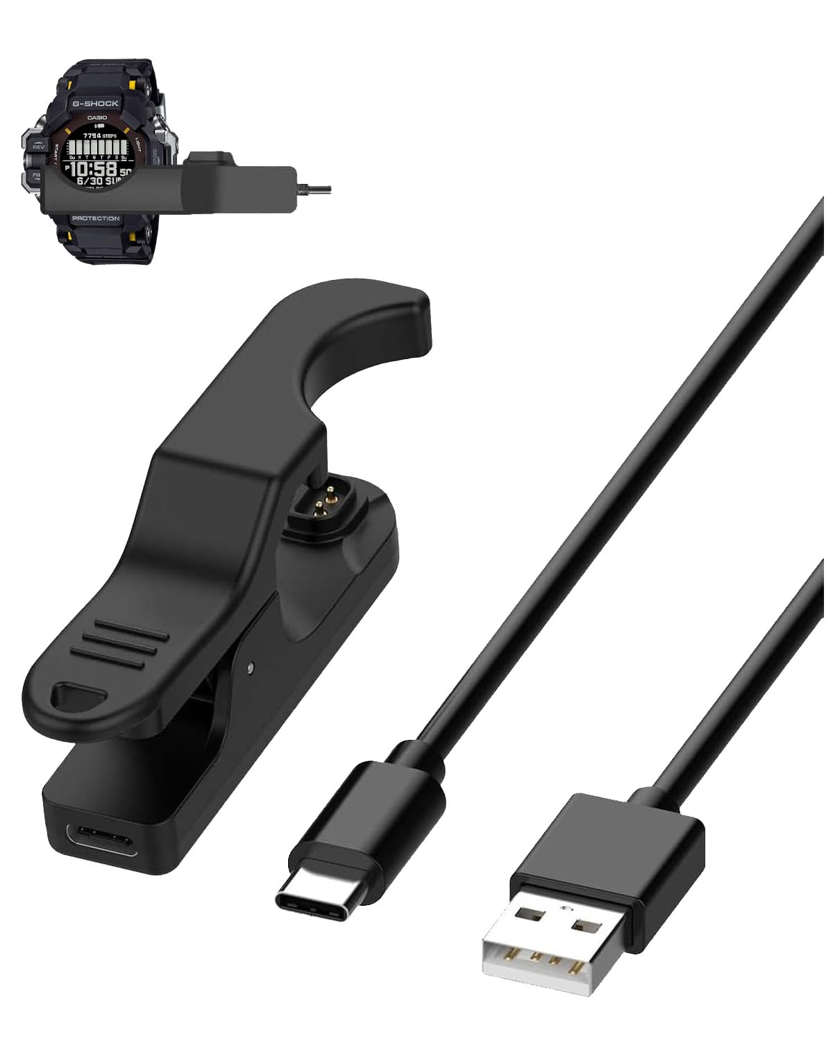 Amazon.co.jp: For G-SHOCK GPR-H1000 腕時計 対応 充電ケーブル 充電
