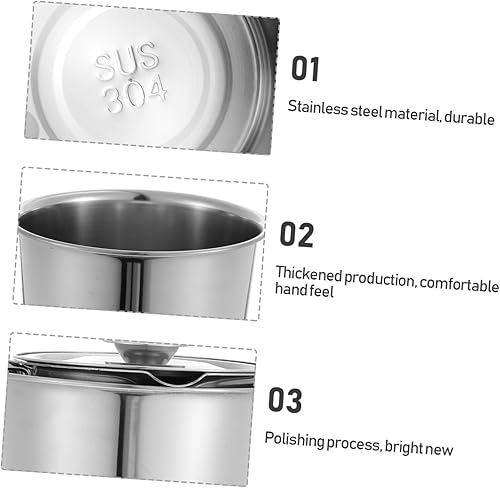Miniatura 7 de Olla de fusión de chocolate de la caldera doble del pote de fusión del acero inoxidable Mini metal del pote del chocolate de fusión pequeña caldera