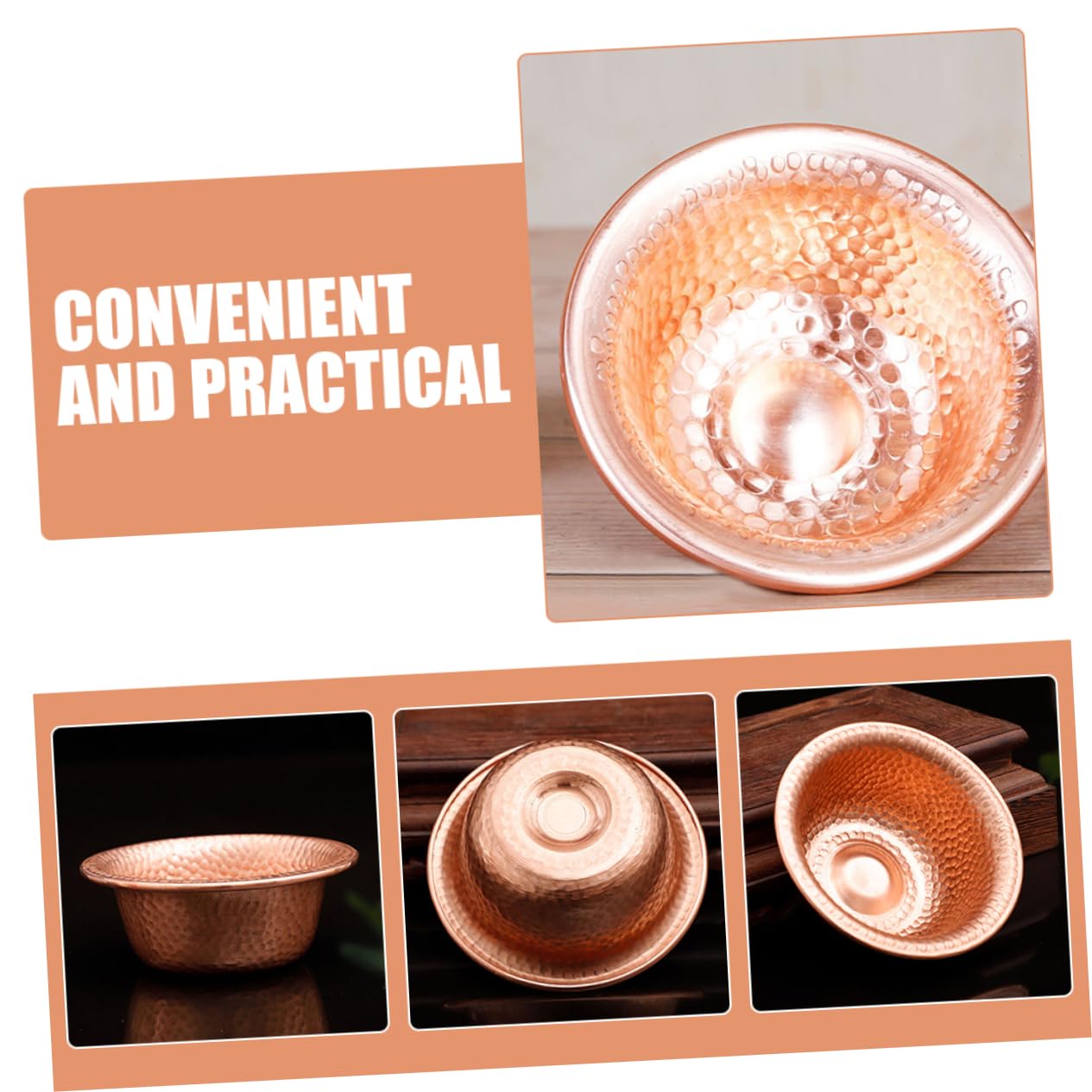 Mikinona Water Bowl Temple Offering Cups Holy Water Cups Buddhist Offering Bowl Wine Cup Pot Altar Cup Holy Worship Cup Buddhist Sacrifice Bowl Meditation Cup Sacrifice Ritual Cup Copper