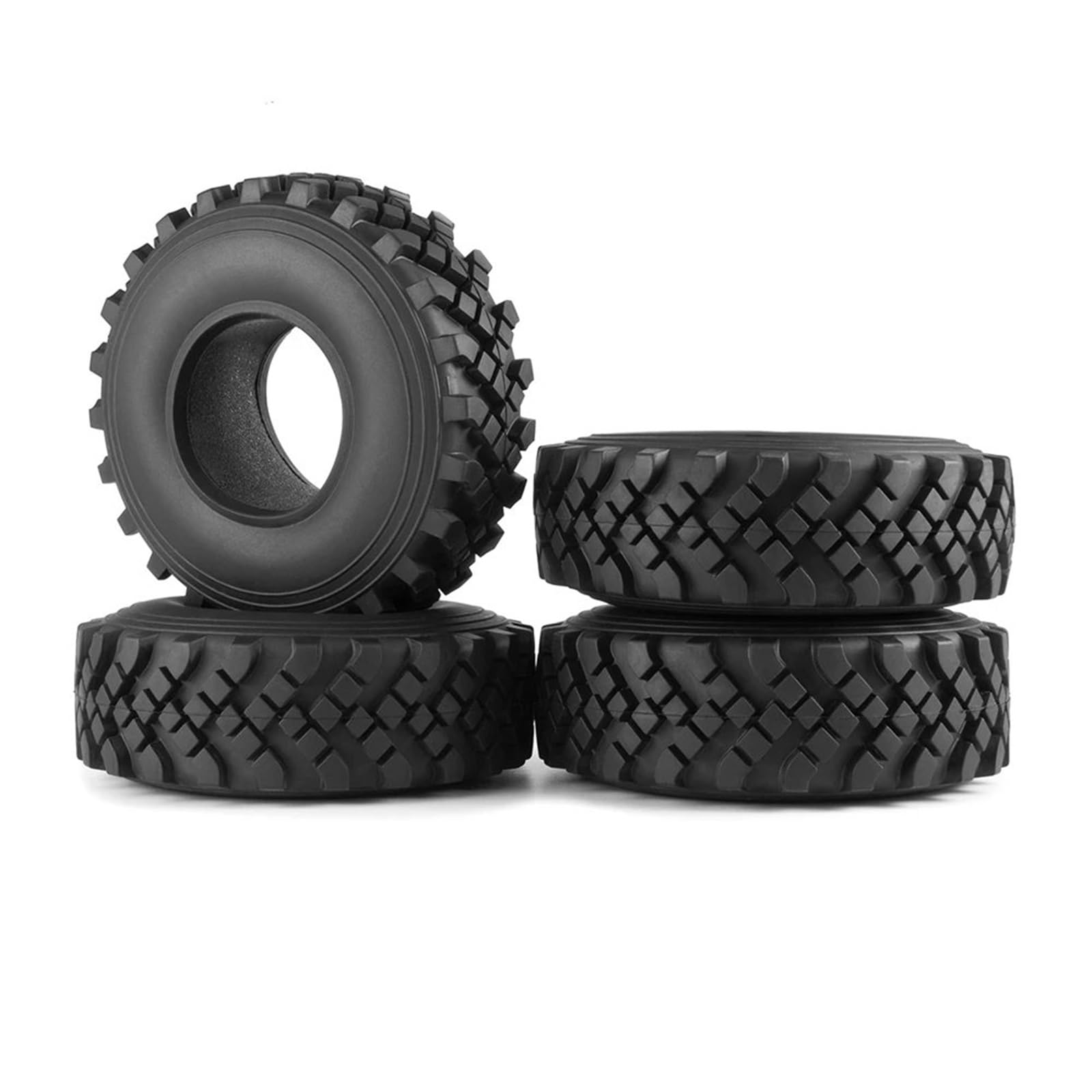RC Car Reifen Räder Kompatibel Mit Axial Für SCX10 90046 Für Wraith 90018 TRX4 TRX6 1/10 RC Crawler Car 4 Stück 2,2 Zoll Gummireifen 127 X 40 Mm Radreifen