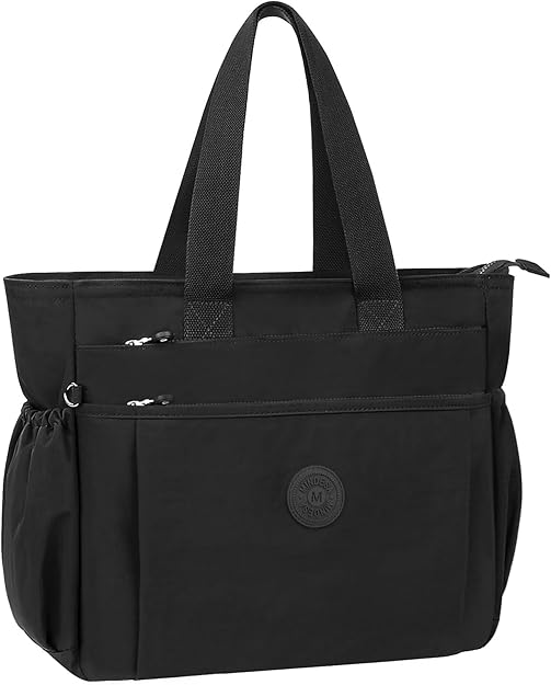 URAQT Grote Schoudertas voor Dames - Lichtgewicht Nylon, Waterdichte Oxford-stof, Meerdere Zakken, Geschikt voor Winkelen, Reizen, Werk, Kantoor (Roze URAQT Grote Schoudertas voor Dames - Lichtgewicht Nylon, Waterdichte Oxford-stof, Meerdere Zakken, Geschikt voor Winkelen, Reizen, Werk, Kantoor (Roze