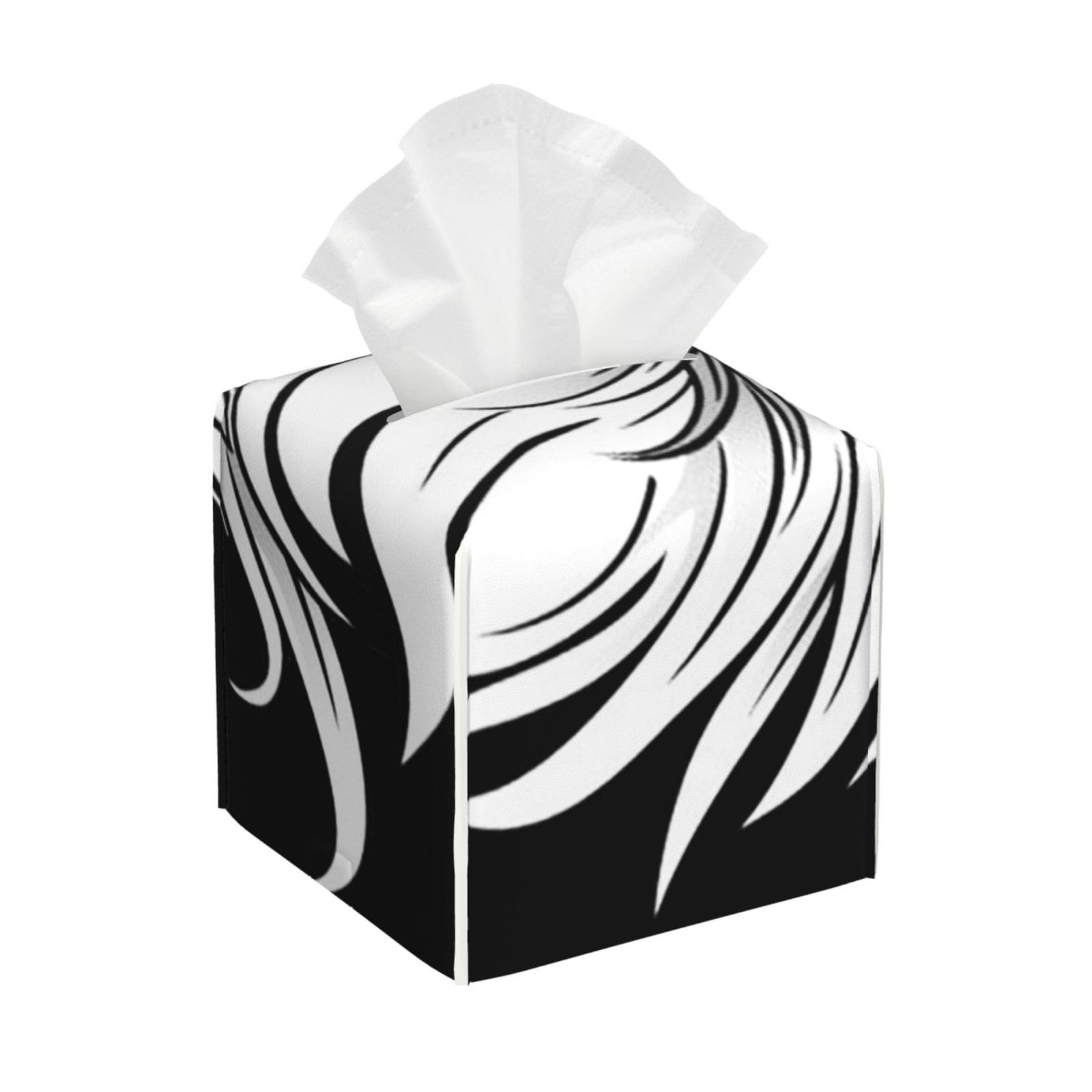 American Bald Eagle Square Tissue Box Cover with Modern and Stylish Bottom Tissue Box Storage Space