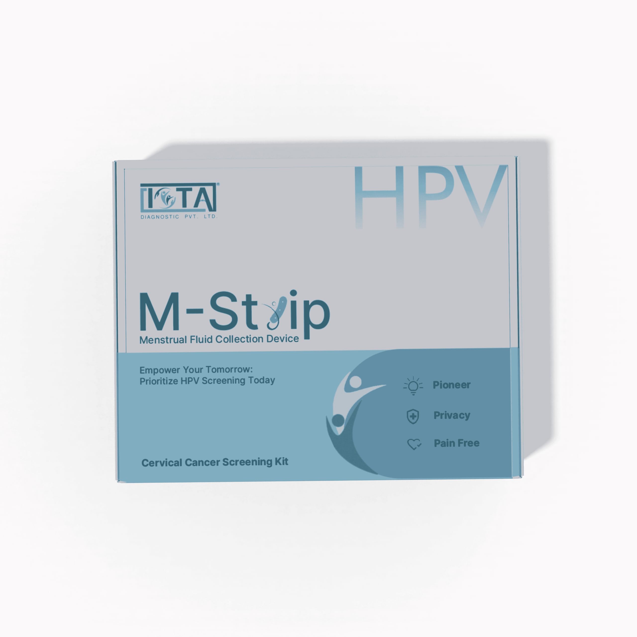 M-Strip- Cervical Cancer Screening Test | At-Home Self Sampling + Lab report | Detect 14 High Risk HPV Genotype | CDSCO Approved Kit
