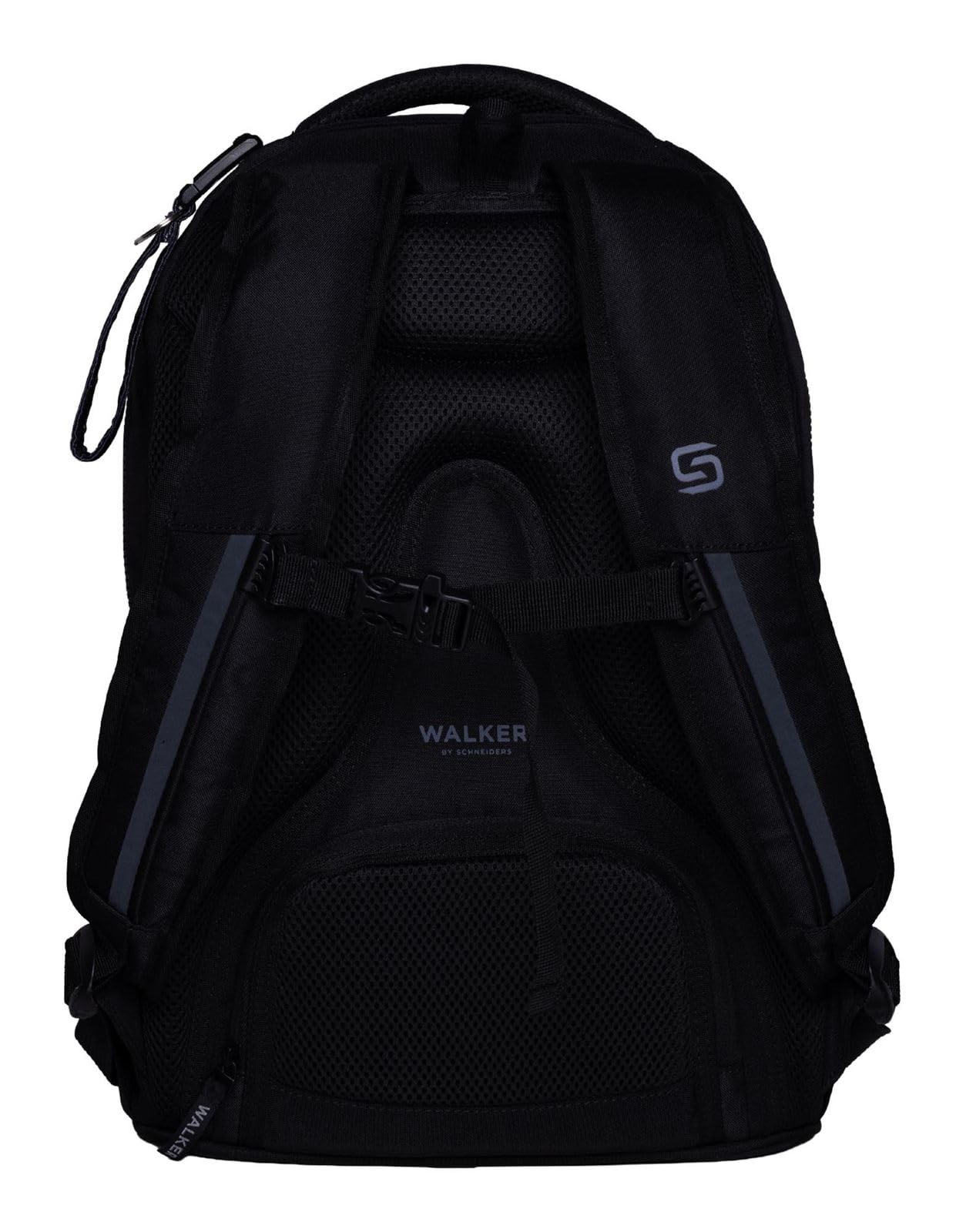 Walker mochila escolar con compartimento para portátil Rey Backpack 29L Black negro
