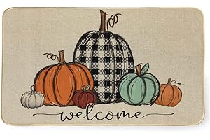Vibrant Fall Door Mat - Outdoor Washable Doormat
