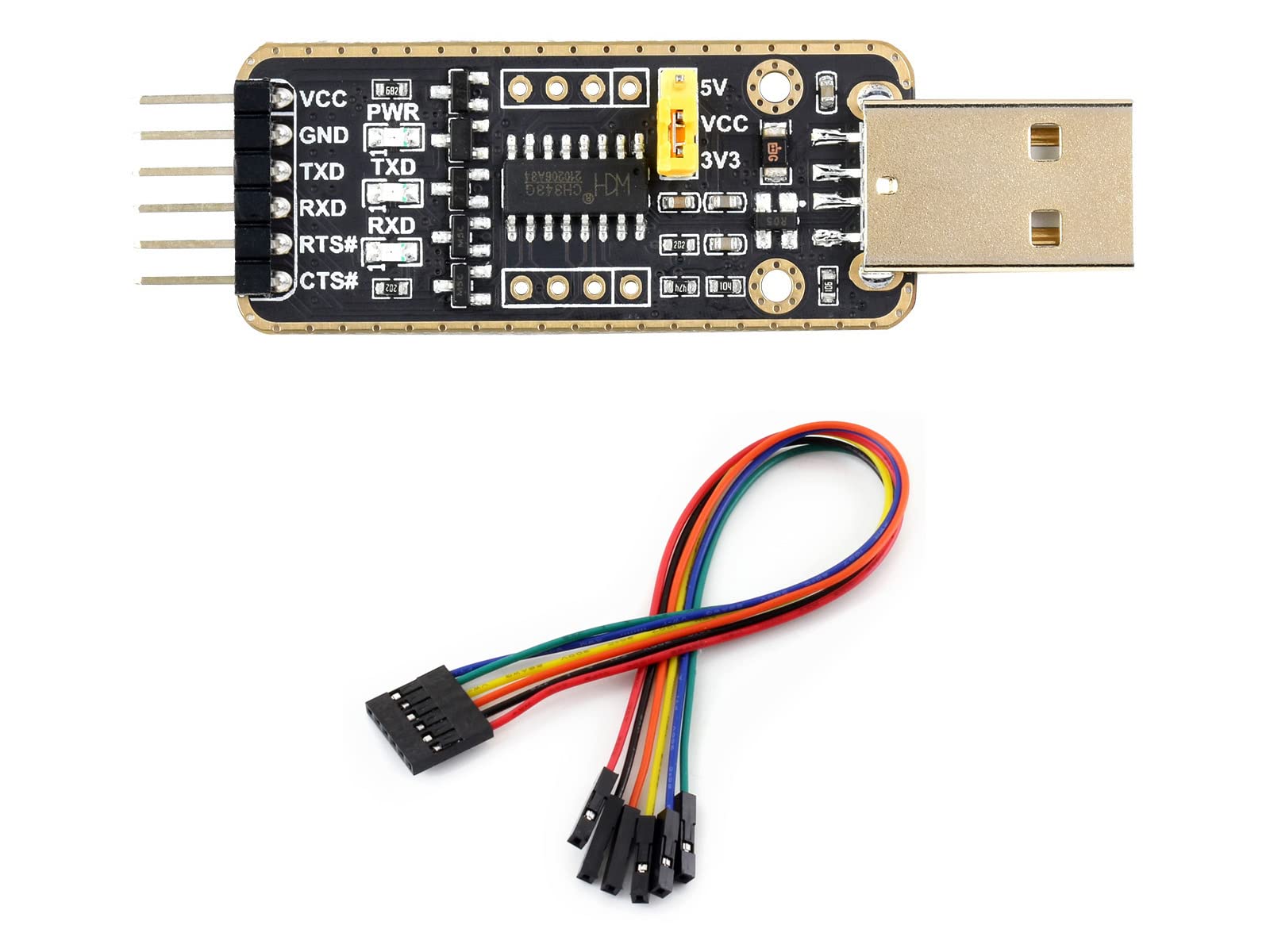 Waveshare USB Zu TTL Adapter - Kompatibel Mit Windows, Mac, Linux & Mehr