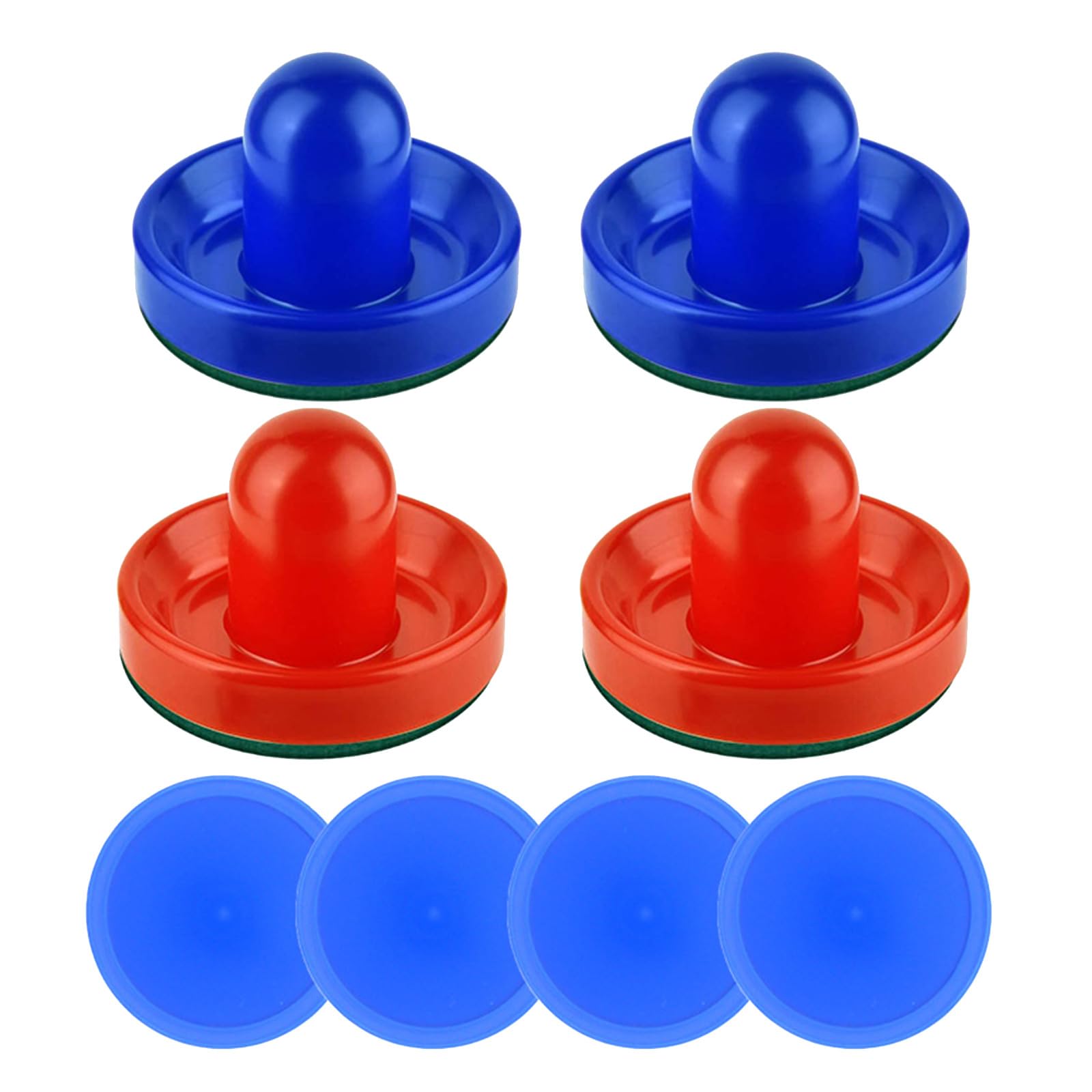 Air Hockey Pusher and Air Hockey Paddle Replacement Pucks Pusher for Game Table Equipment Air Hockey Pusher Pucks Set