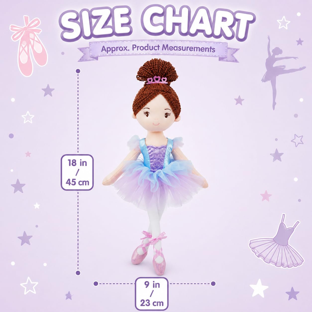 タイニーアンエステル トナー社製 Bitsy Ballerina Amazon.com: June Garden 16” Ballerina Doll Bella – Soft Plush