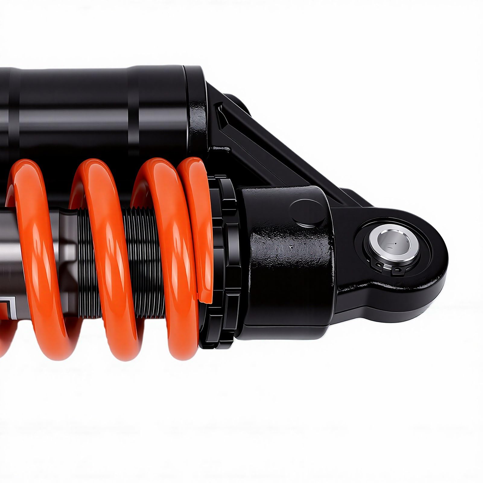 Generic Universeller, 250 Mm Verstellbarer Hinterer Luftstoßdämpfer, Langlebige Federung für Custom- und Elektromotorräder