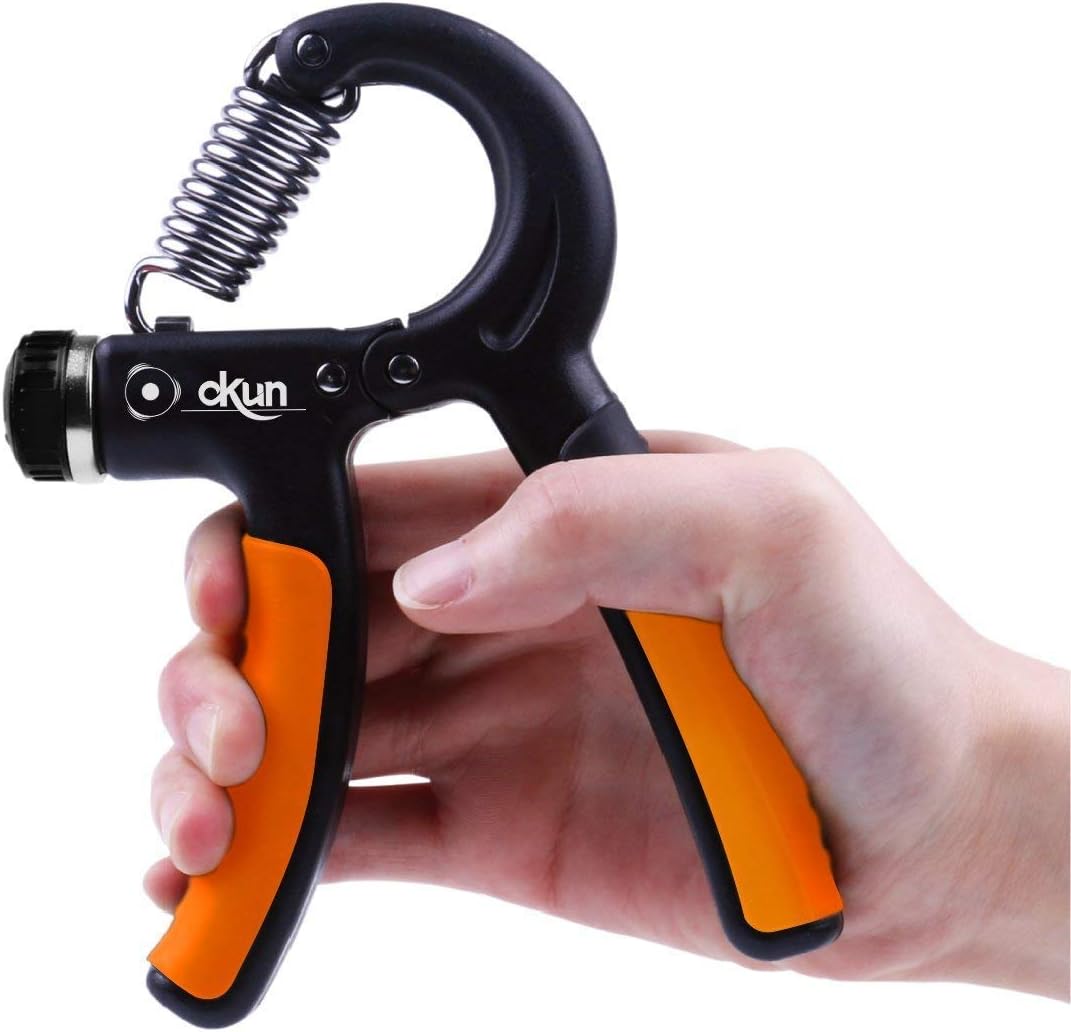 okun Strength Training Physio Exercises Hand Grip 10-40Kg Forearm Adjustable Heavy