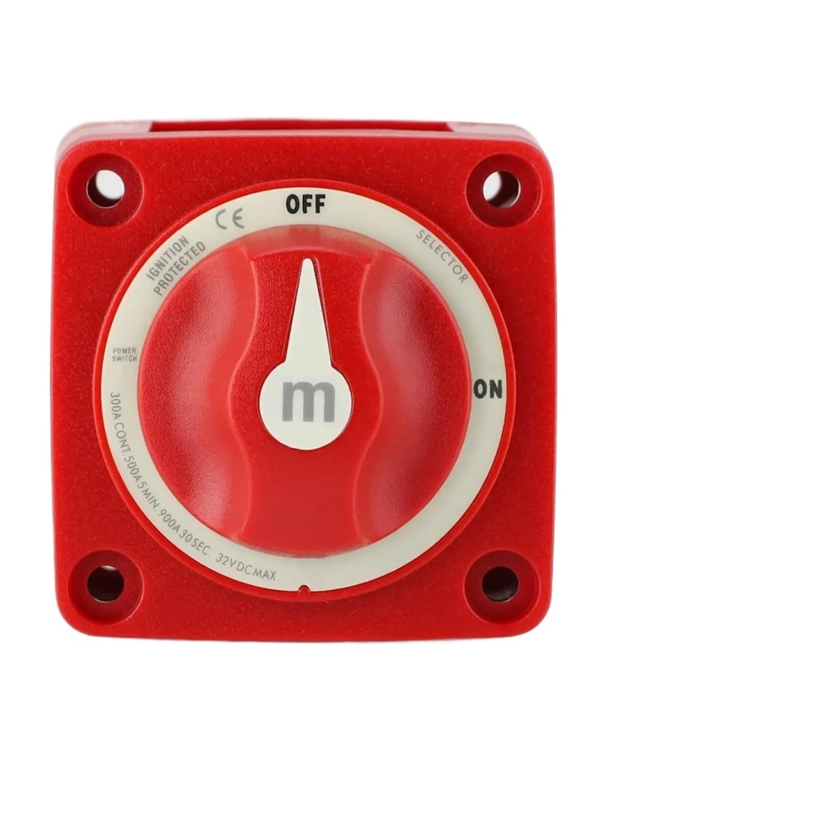 Miniinterruptor de desconexión del aislador de batería, 2 posiciones, encendido y apagado