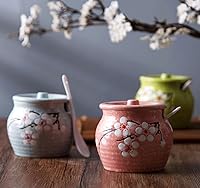 Vista 6 de Tarro de almacenamiento de cerámica con tapa y cuchara