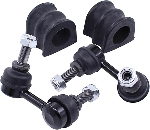 MOTOKU Juego de enlaces de barra estabilizadora delantera y bujes para Nissan Xterra 2005-2015 Pathfinder 2005-2012 Frontier 2005-2019 Suzuki