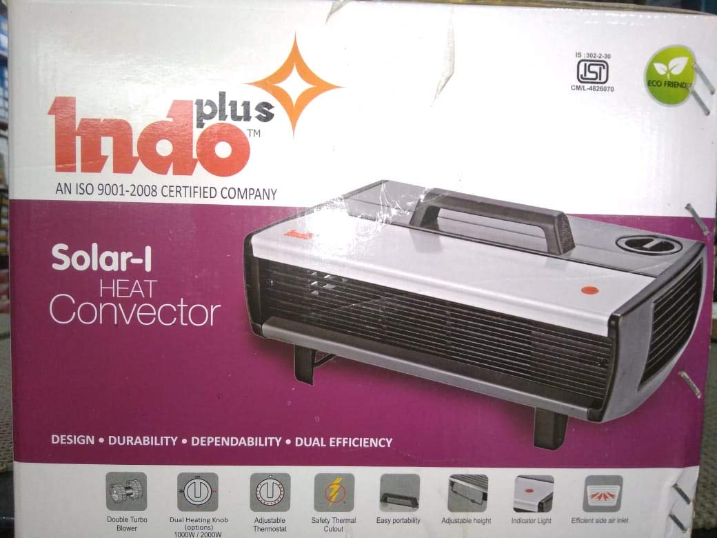 Indo Plus Room Heater | Energy Saver | Turbo Blower| Model - Solor_I | One  year Manufacturer Warranty| : Amazon.in: Home u0026 Kitchen