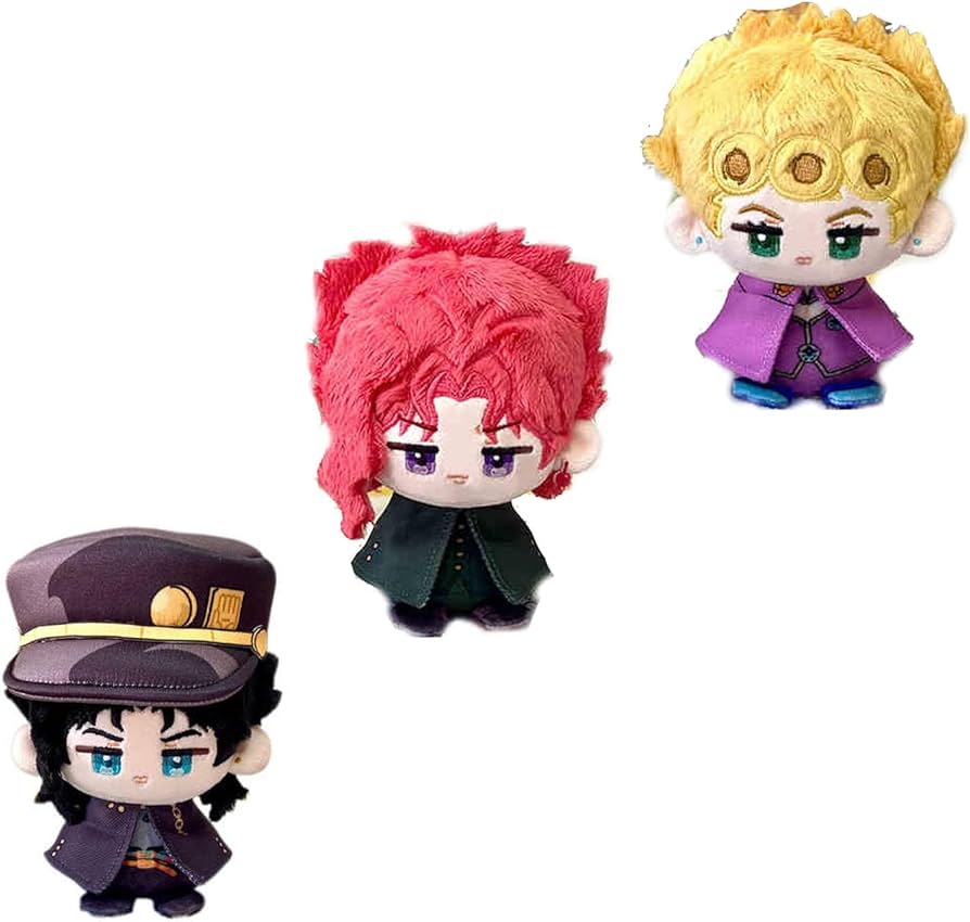 Amazon.co.jp: 花京院典明 空条承太郎 ジョルノ ぬいぐるみ ジョジョの