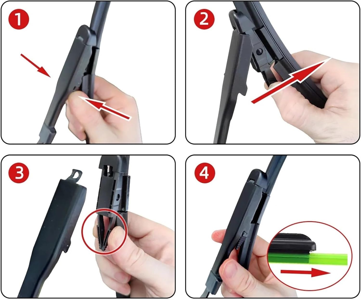 1/2/3/4/6PCS Car Wiper For BMW 3 Series for Touring/for Estate F31 2011-2019 Front Rear Wiper Blades Brushes Auto Accessories 2018(6 PCS)