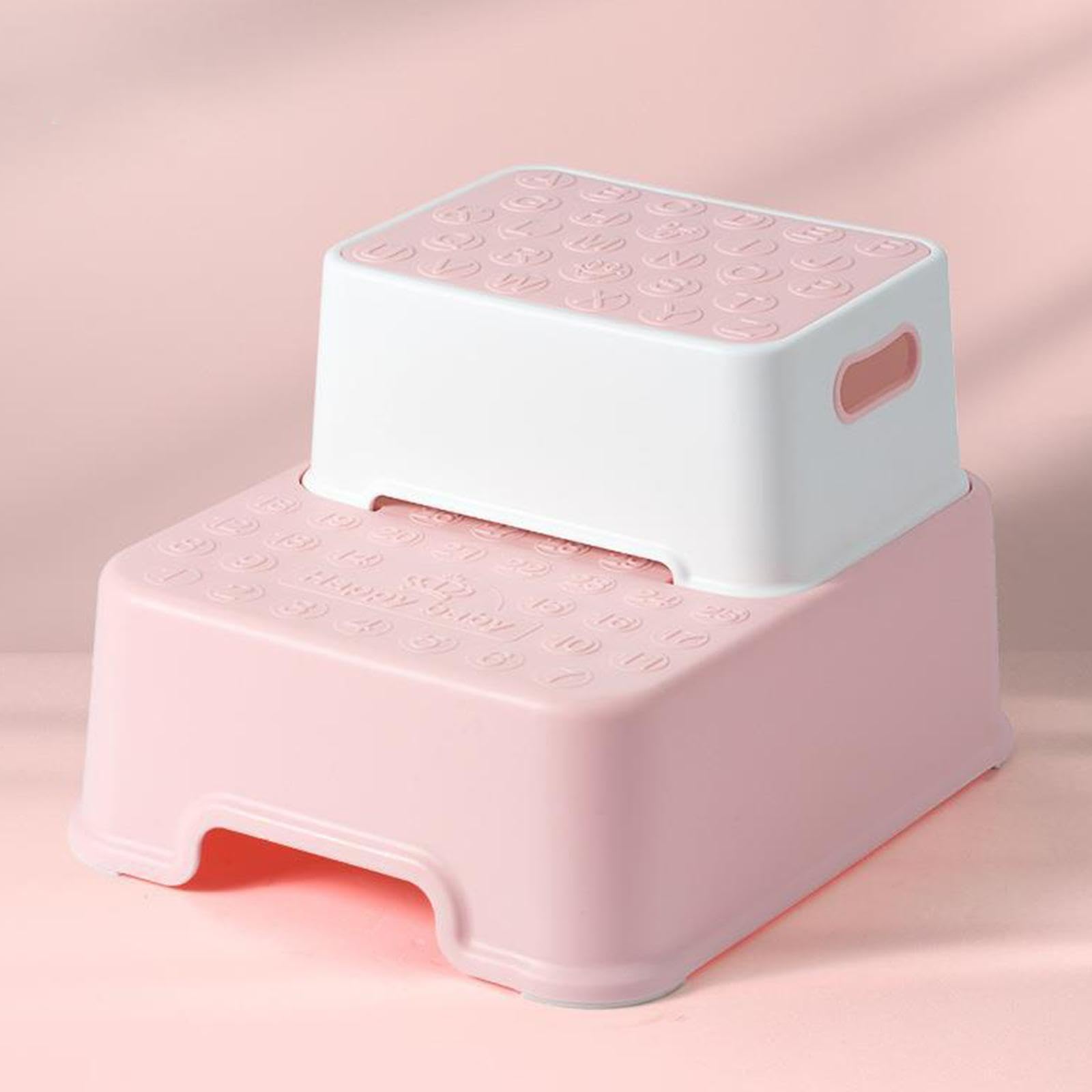 rockible Escalón Infantil para Baño y Cocina, Seguro y Práctico, Rosa