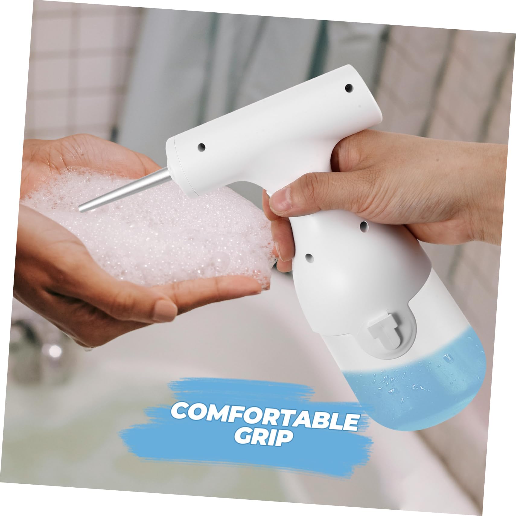 BESTYASH 2 Juegos de gel limpiador baño dispensador fabricante de espumas limpiadoras fabricante de espuma facial botella de espuma ABS.PP.