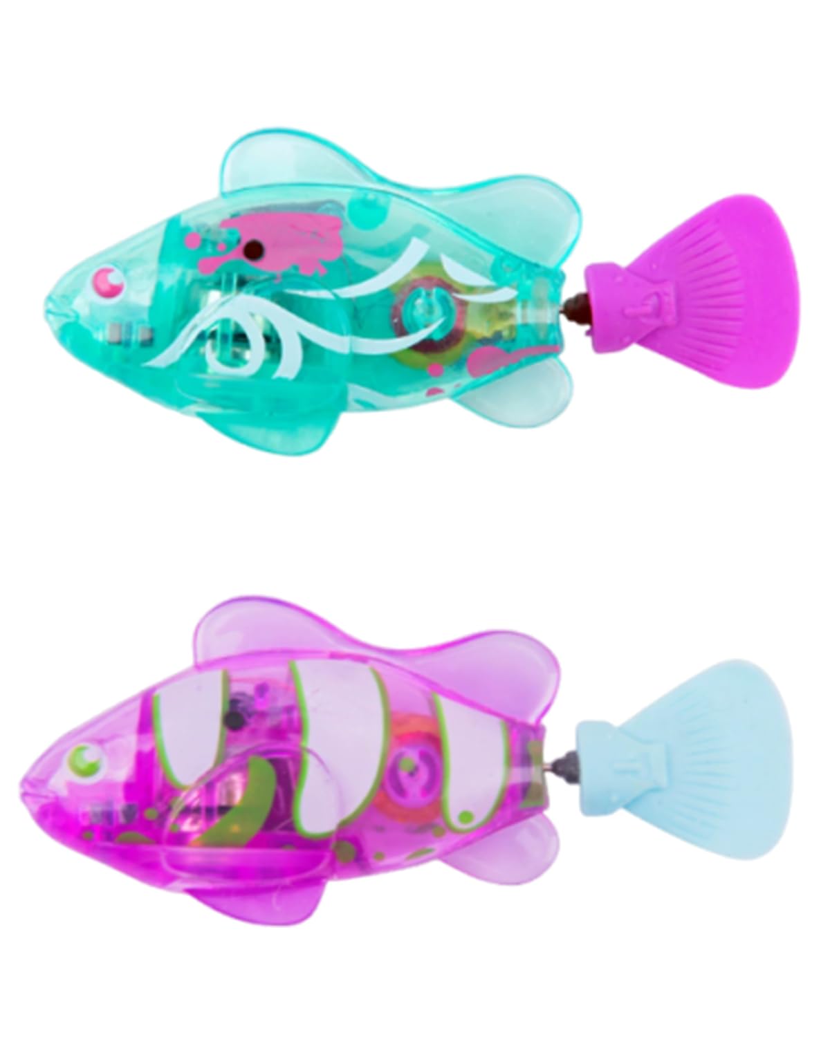 2 PCS Robot Fish, Robotic Fish for Aquarium, Robot Toy in Water with Realistic Swimming Motion, Fun Decoration for Home Aquariums, Garden Ponds, and Decorative Bowls-image-2