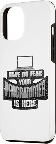 Vista 2 de Funda programadora para iPhone 12 Pro Max con programador de programación no tiene miedo