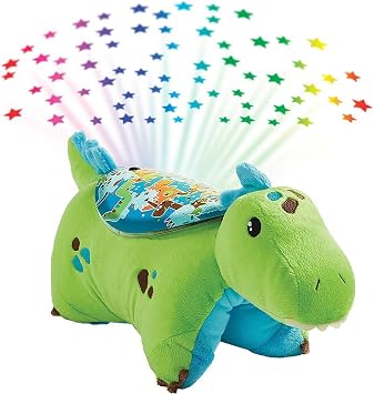 Pillow Pets Sleep Time Light Green Dinosaur Plush Nightlight