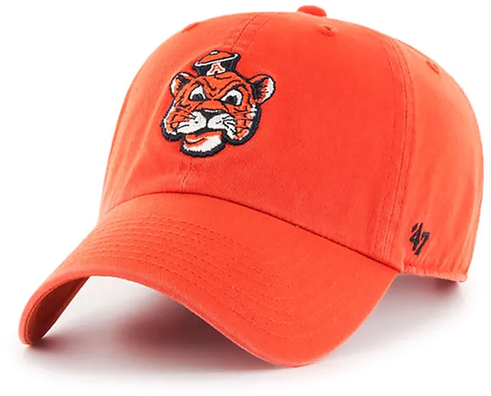 47 Auburn Tigers Mens Womens Clean Up Adjustable Strapback Orange