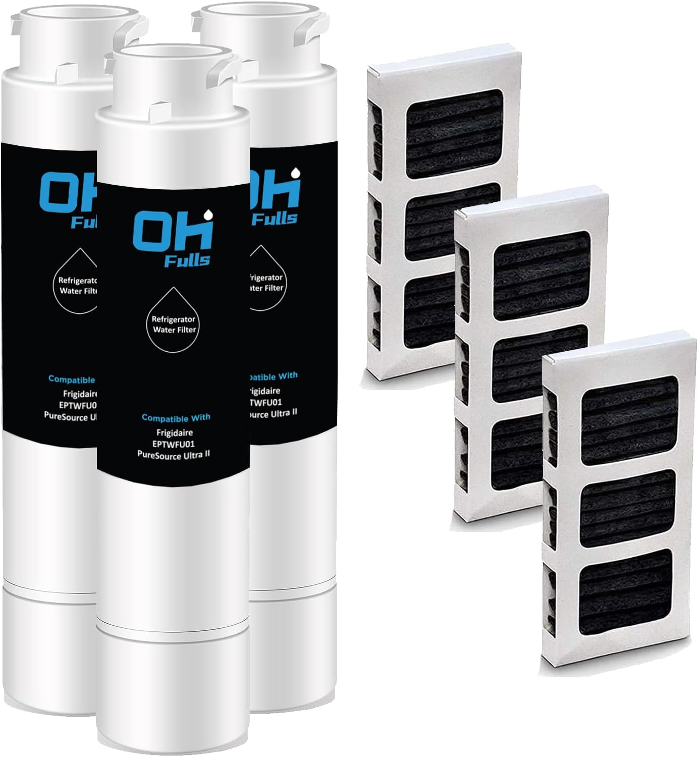 OHFULLS Water Filter Compatible with Frigidaire EPTWFU01