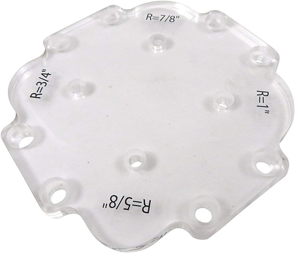 Router Radius Kit - Wood Panel Corner Template - Quick-Jig Router Table Bits