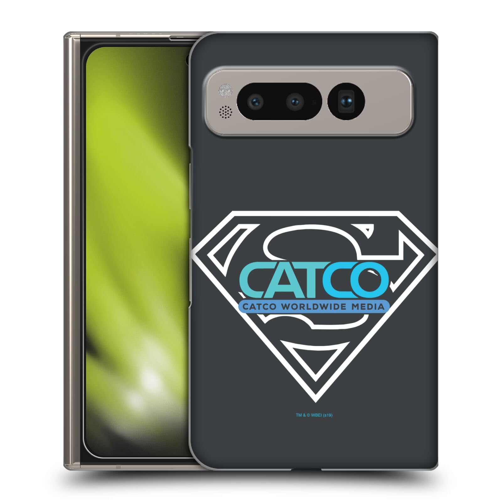 Head Case Designs Officially Licensed Supergirl TV Series Catco Graphics Hard Back Case Compatible With Google Pixel Fold