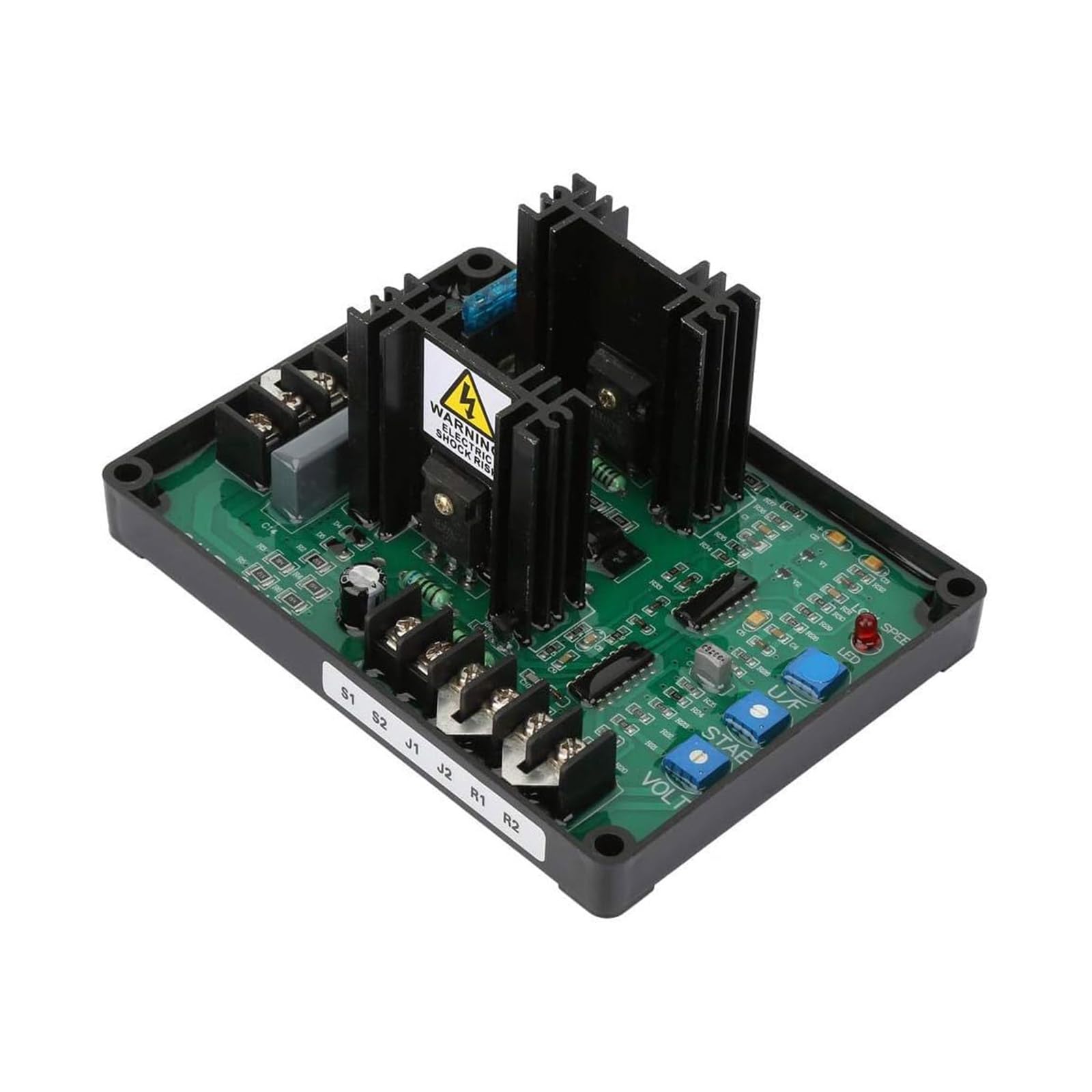 HDOYTXXM Automatic Voltages Regulator for Generators Ensures Stable Output Device Damage From Fluctuations Suitable for Home and Outdoor Use Voltages Regulator Modules