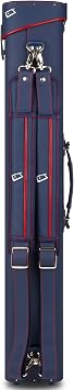Cuetec Pro Line 95-757N 3Bx5S Navy Blue Billiards Pool Cue Case w/Shoulder Strap