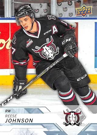 Amazon.com: 2018-19 Upper Deck CHL Hockey #174 Reese Johnson Red Deer