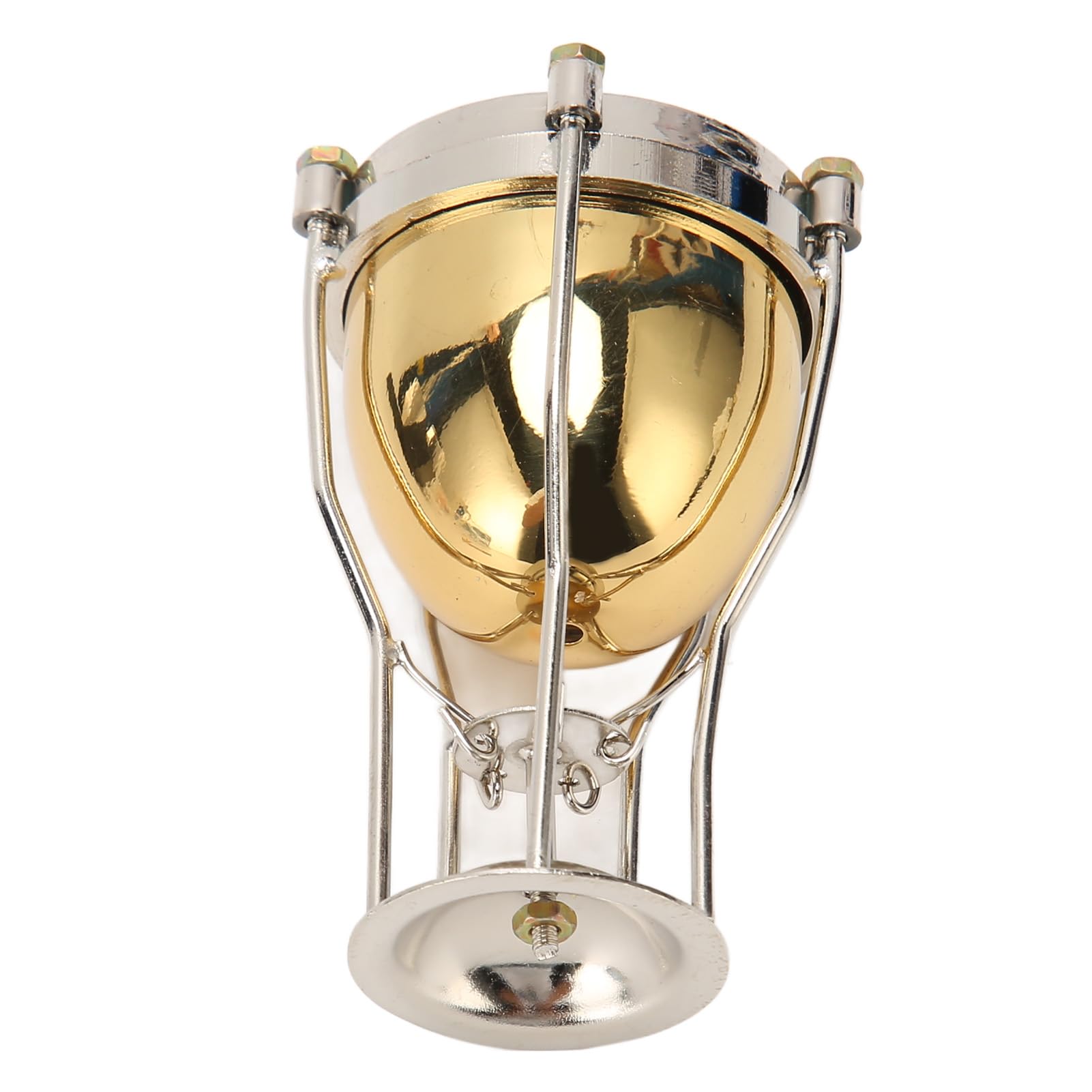 KIMISS Adorno de Timbales en Miniatura, Modelo de Timbales de Cobre para Amantes de la Música, Graduación y Cumpleaños