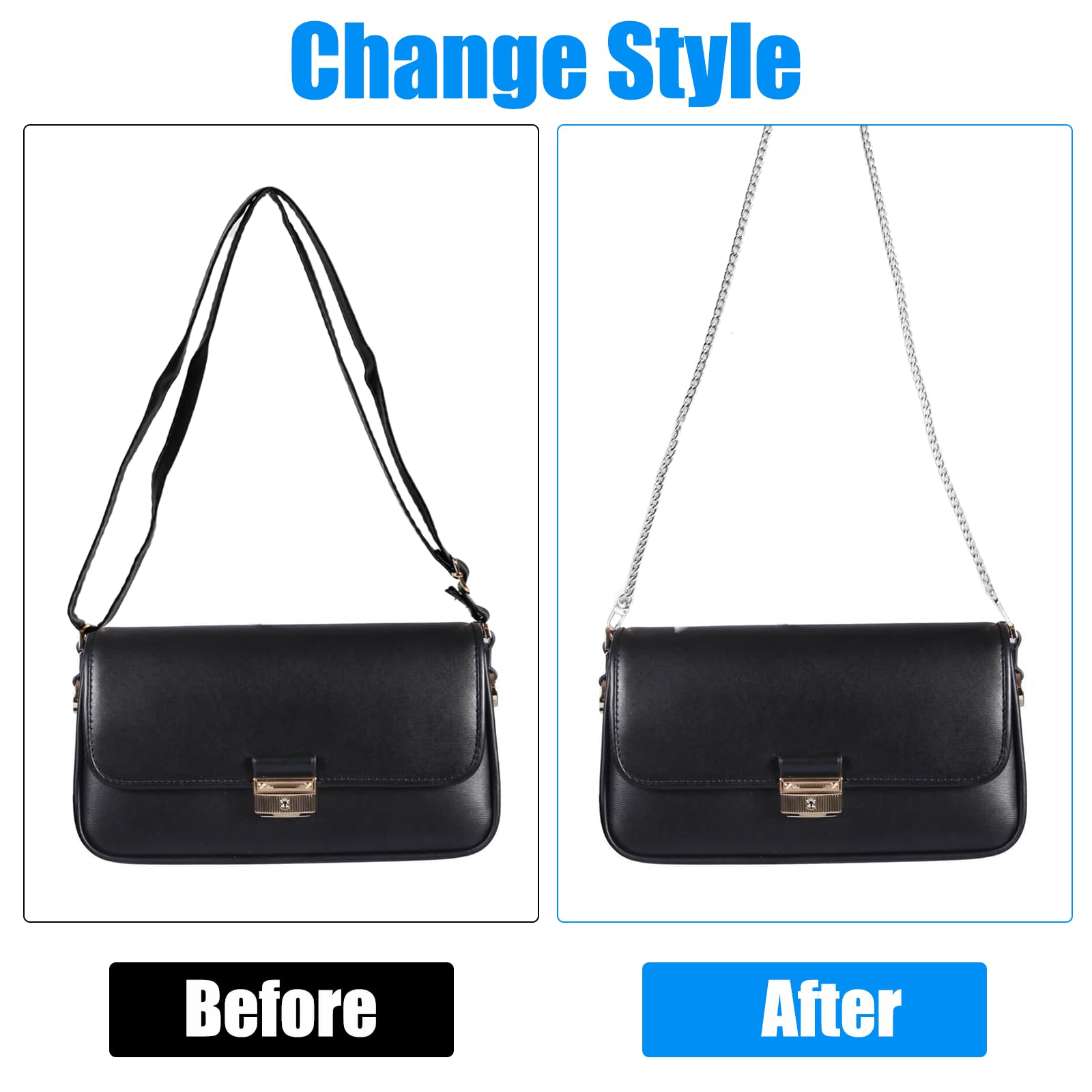 Briny River Lot De 4 Fermoirs De Suspension Pour Sac à Main Avec Double