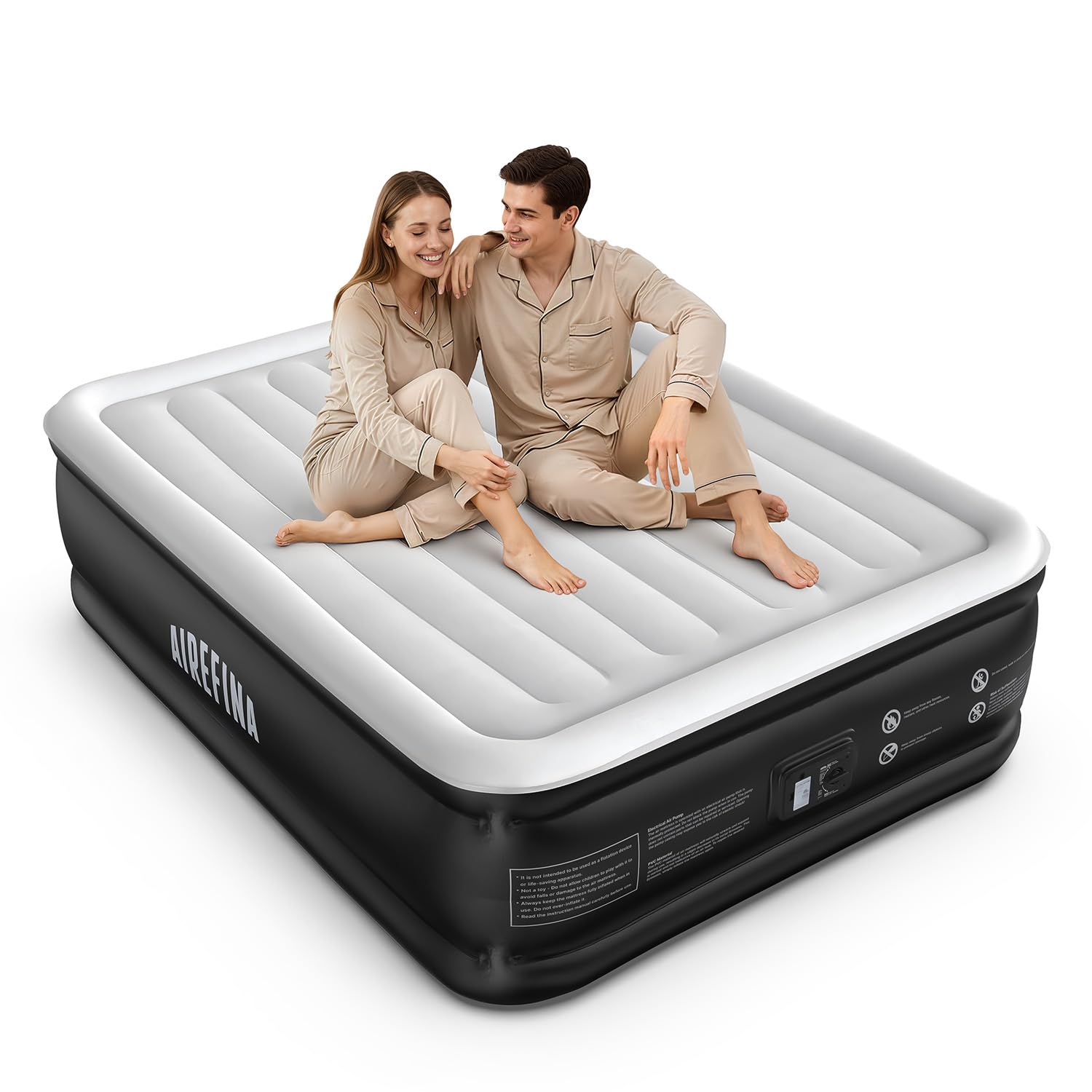 Amazon.com: Airefina Queen Air Mattress with Built in Pump