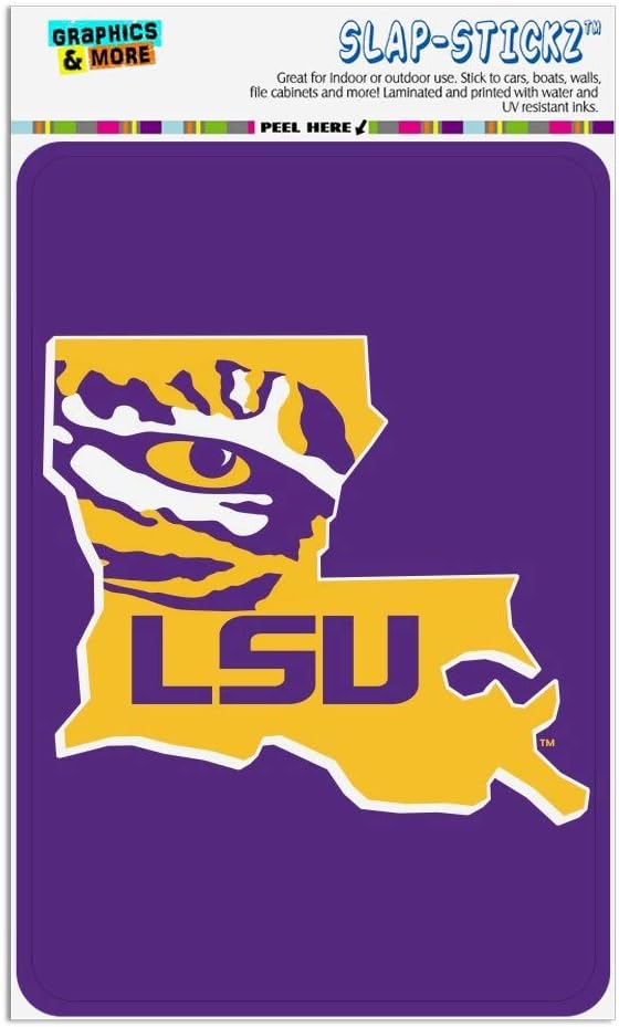 GRAPHICS & MORE LSU Tiger State Mark Home Business Office Sign