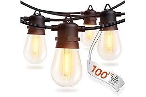 Addlon Outdoor String Lights with Edison Bulbs