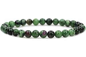 Ruby Zoisite fertility Crystal Beads Stretch Bracelet