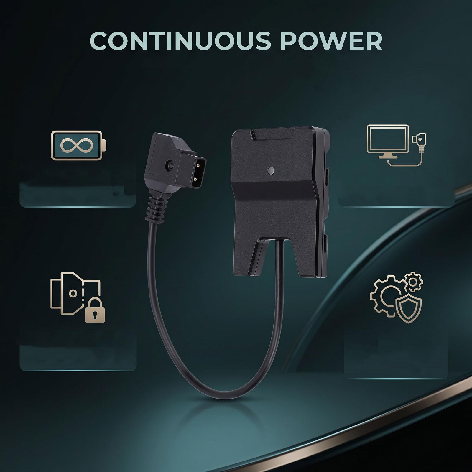 Sxhlseller Cavo di Alimentazione Batteria Fittizia WB37 per Porta Tipo B