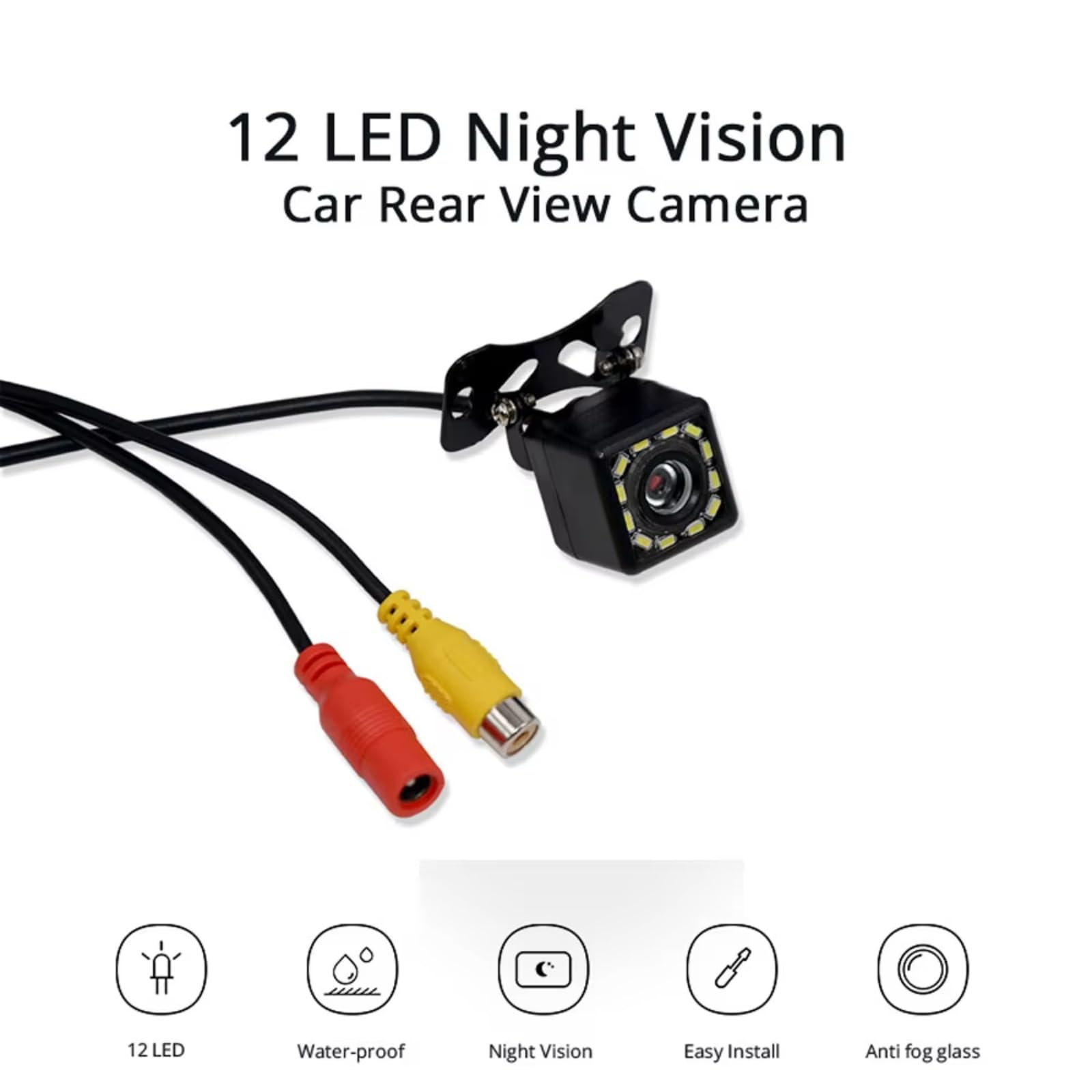 Kamera cofania samochodowa kamera cofania szeroki stopień 4,3 cala wyświetlacz TFT LCD monitor wodoodporny noktowizor cofanie kopia zapasowa 2 w 1 parking cofanie kopia zapasowa