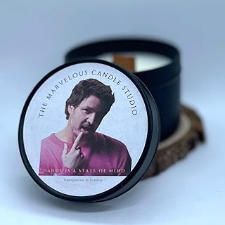 Smells Like Pedro Pascal | Pop Culture Gifts | Celebrity Candles | Vegan Candles| Funny Novelty Pop Culture Gift | Celebrity Candle | 4oz