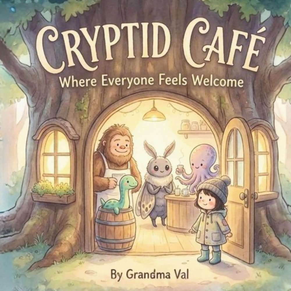 Cryptid Café: Where Monsters Feel at Home (Grandma Val's Whimsical Tales)