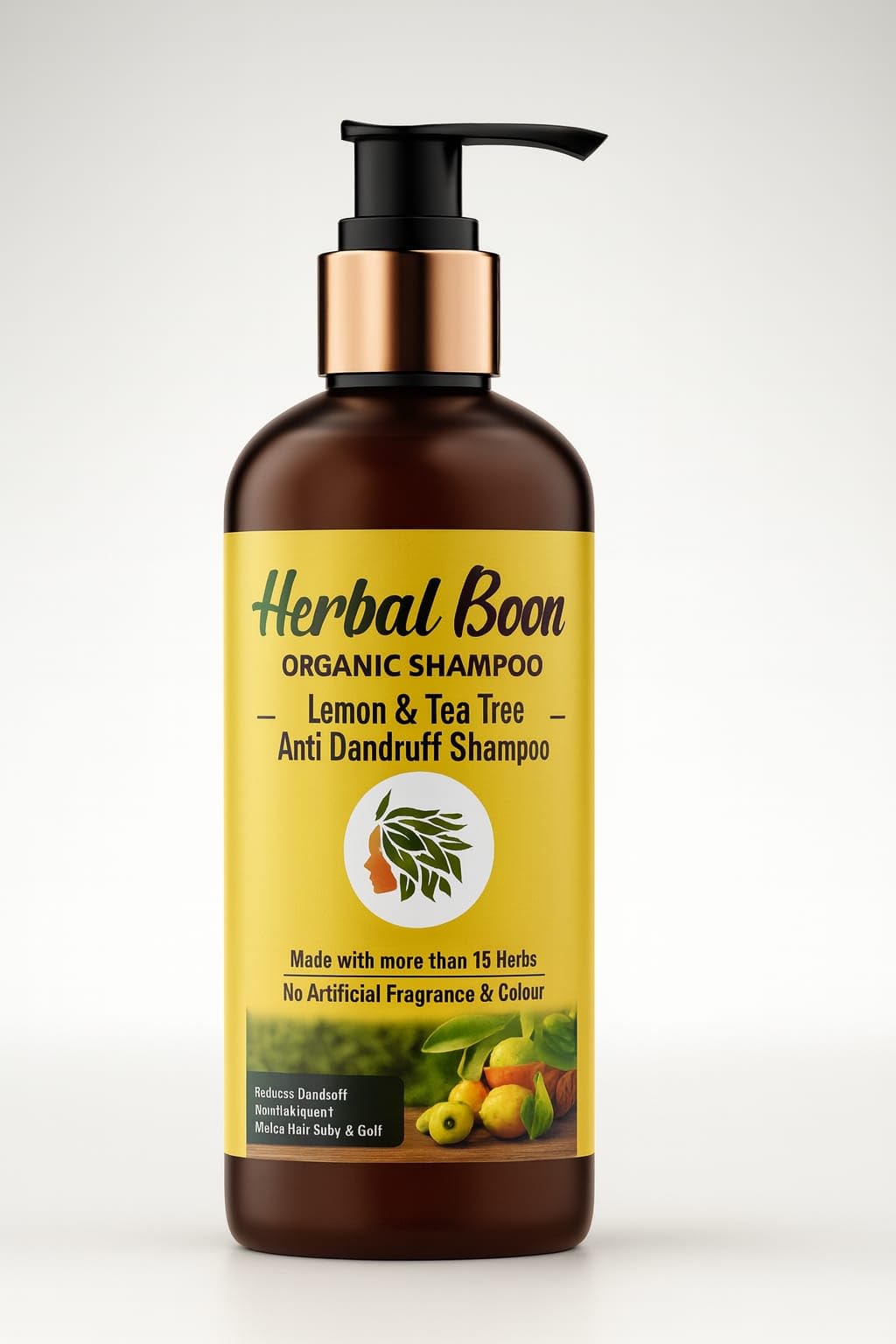 HERBAL BOON Anti-Dandruff Shampoo | Herbal Formula for Itch-Free Scalp & Flake-Free Hair (200 ml)-image-42
