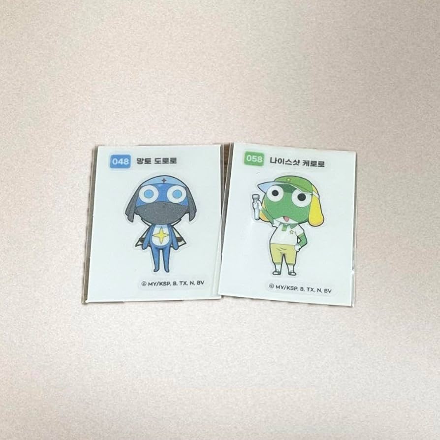 Amazon.co.jp: 韓国限定 ケロロ軍曹 ケロロパン シール 048 망토