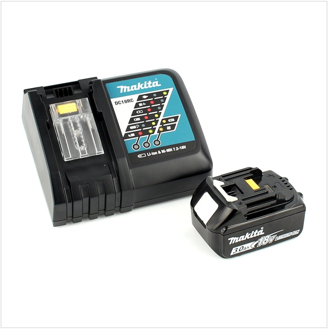 Makita DFS 251 RF1J akumulatorowa wkrętarka do suchej zabudowy 18 V bezszczotkowa + 1 x akumulator 3,0 Ah + szybka ładowarka w Makpac 2