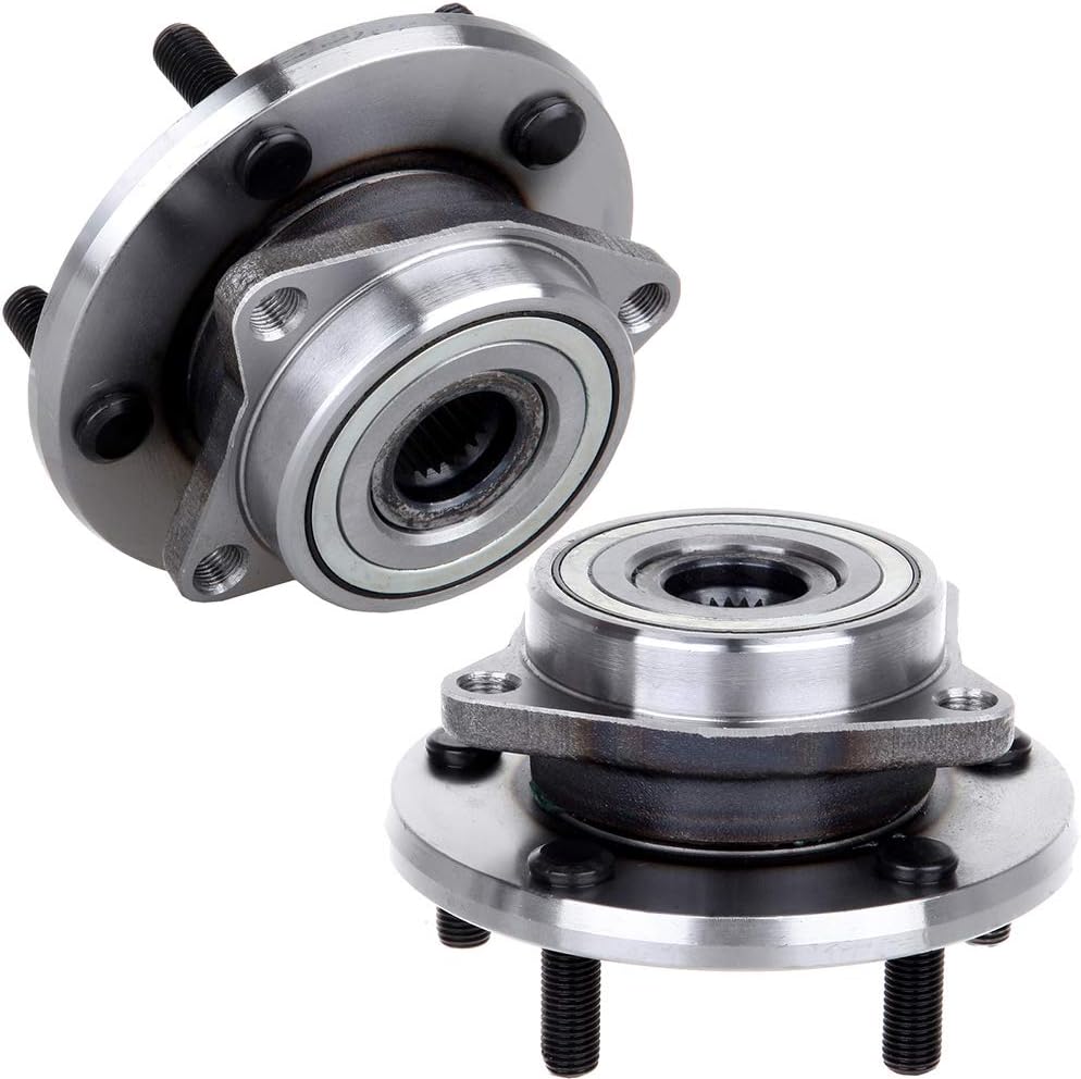 Wheel Hub Assembly SCITOO Bearing and Wheel Hub Set Fits 1995-2005 Sebring Front Hub Bearing with 5 Lugs 513157