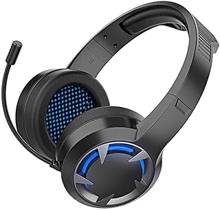 Gatuida Fones De Ouvido Microfone Fone De Ouvido Microfone Para Computador Fone De Ouvido USB Para Computador Fone De Ouvido Para Jogos Com Fio Fone De Ouvido Para Jogos LED Abs Fone De