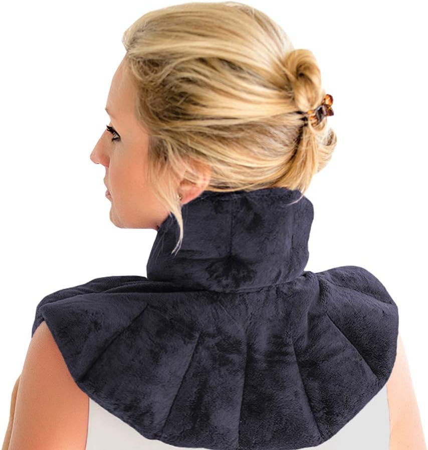 Zen Therapy - Microwavable Neck Wrap for Therapy | Hot & Cold Neck Shoulder Pad | Soothes Muscle & Arthritis Pain | Neck Heat Pad for Aromatherapy, Minor Injuries : Health & Household