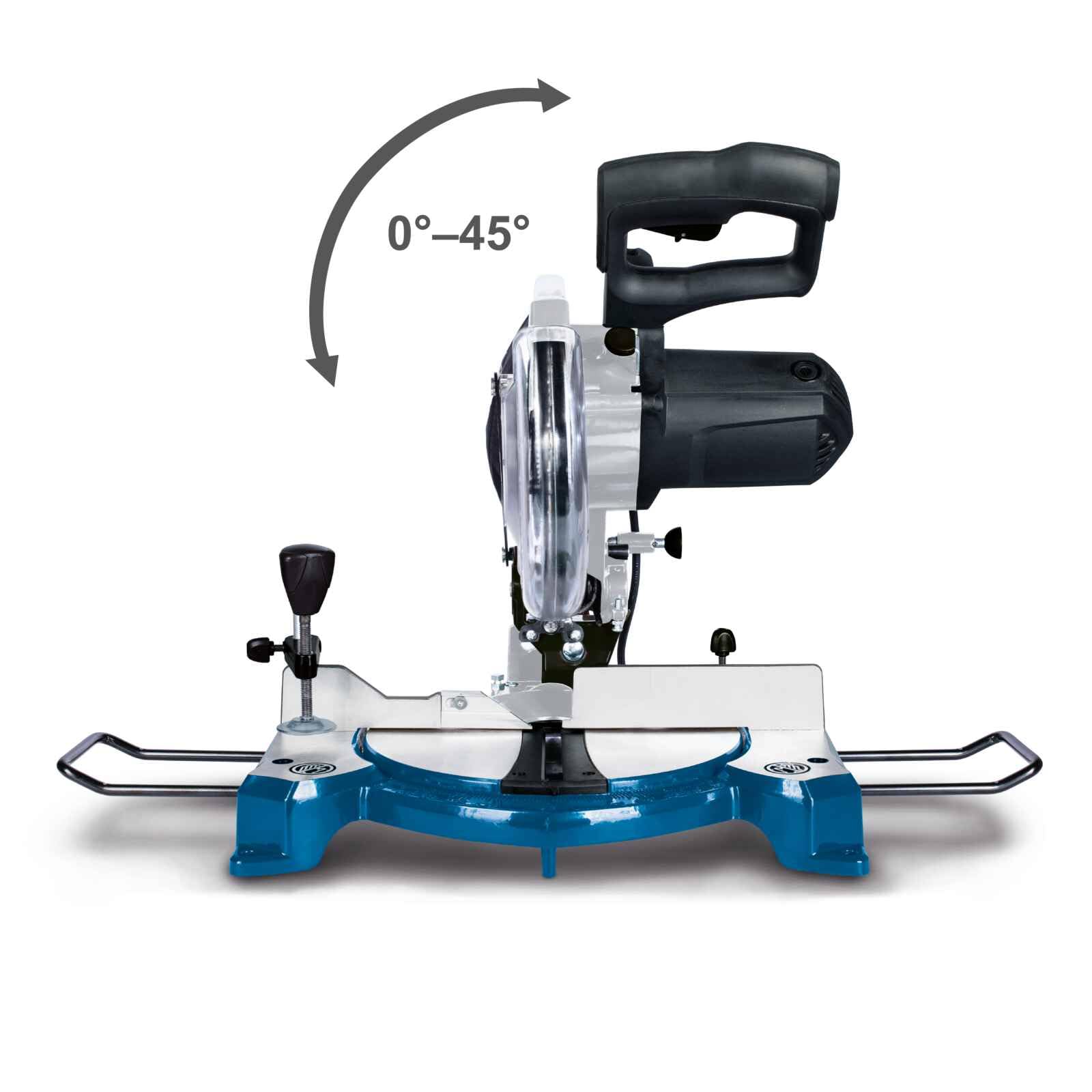 Scheppach Scie à onglets HM80L – 1500 W – Ø lame 210 mm / 24 dents - Largeur de coupe 120 mm – 5000tr/min – Laser de précision - inclinaison 45°