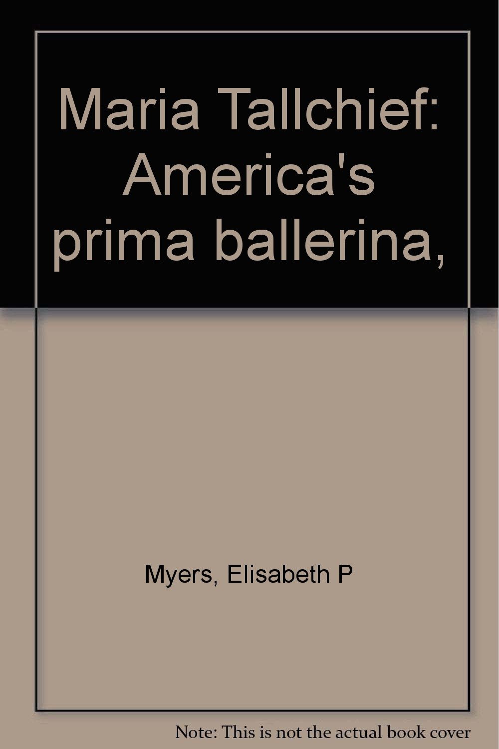 Maria Tallchief: America's prima ballerina,
